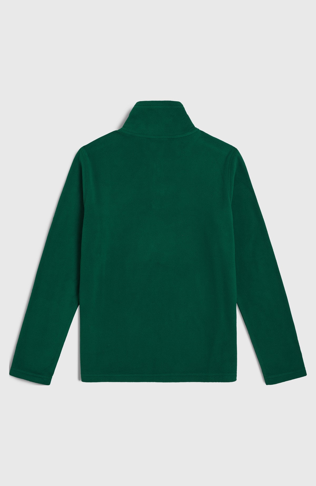 FWC'Cruz Jack's Fleecepullover für Jungen, grün, flach liegend von hinten mit Stehkragen