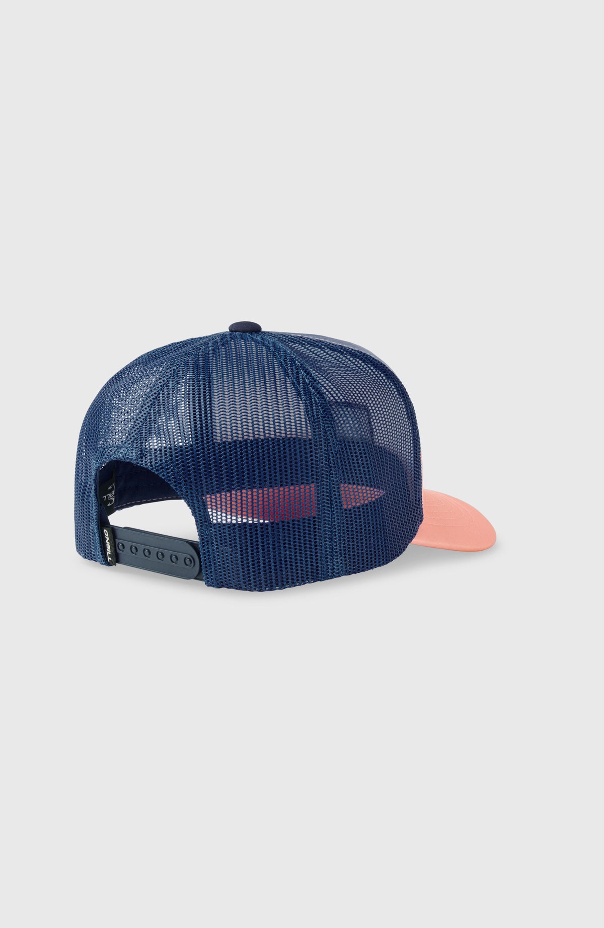 Summer Camp Trucker Cap für Jungen, pink, freigestellt von hinten mit Snapback-Verschluss
