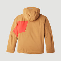 JACKSAW JACKET | Rich Caramel Colour block