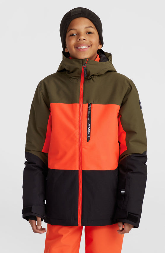 Carbonite Skijacke | Forest Night Colour Block