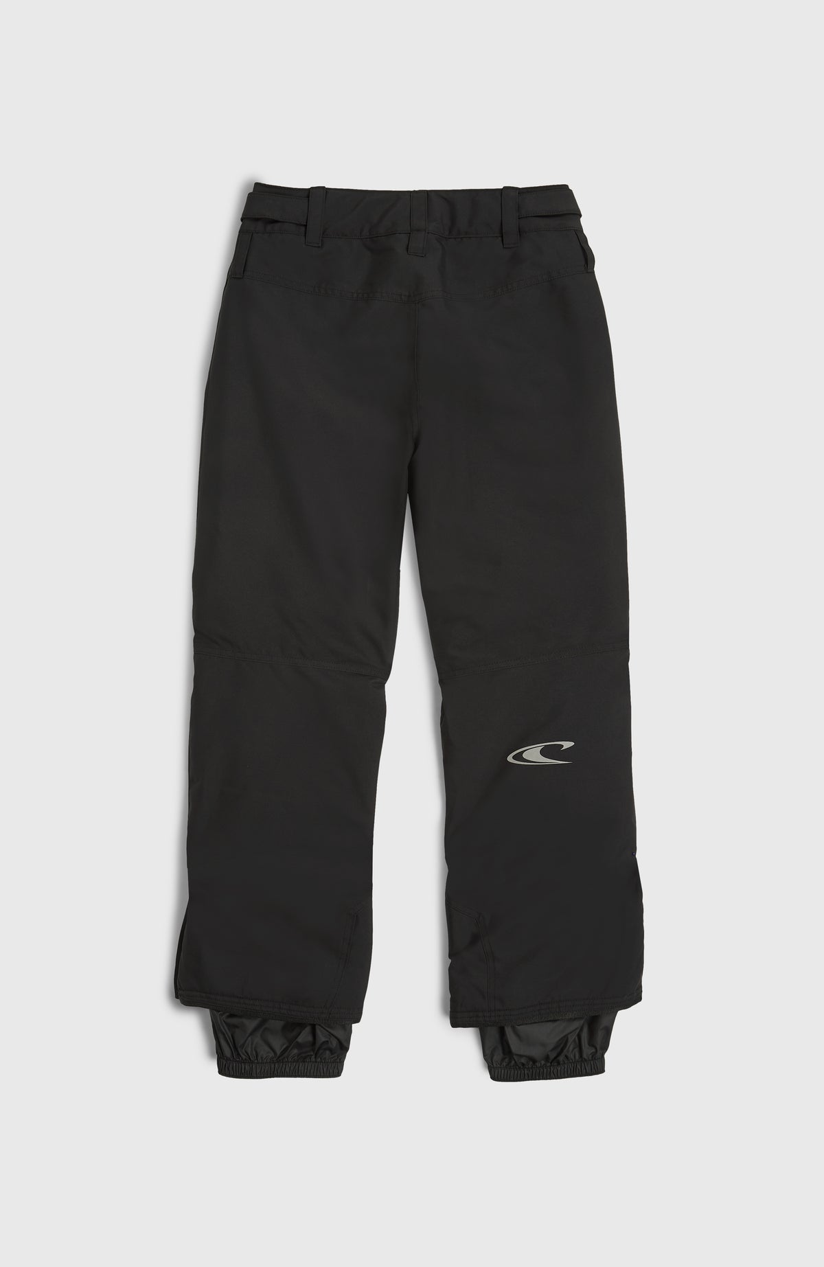 FWC'Cruz Skihose für Jungen, schwarz, flach liegend von hinten mit Logo-Print