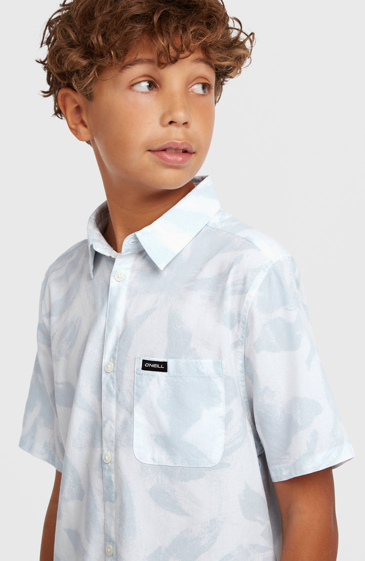 Print-Shirt | White Spray Flower