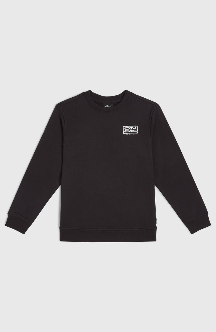 Logo Crew Sweatshirt | Black Out