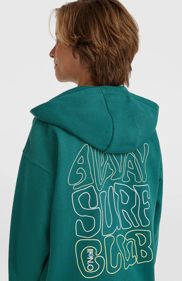 Graphic Kapuzenjacke mit Reißverschluss | Botanical Heat