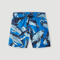 Cali Print 13'' Badehose | Blue Whales