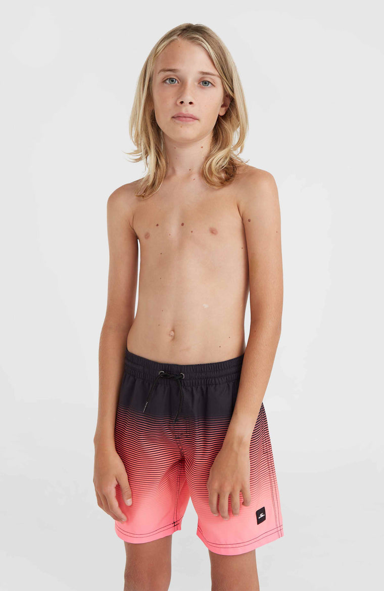 Jack O'Neill Cali Gradient 14'' Badehose | Black Simple Gradient Panel