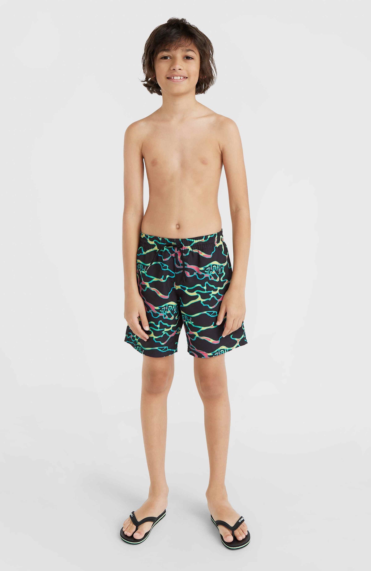 Jack O'Neill Cali Crazy 14'' Badehose | Black Ocean View
