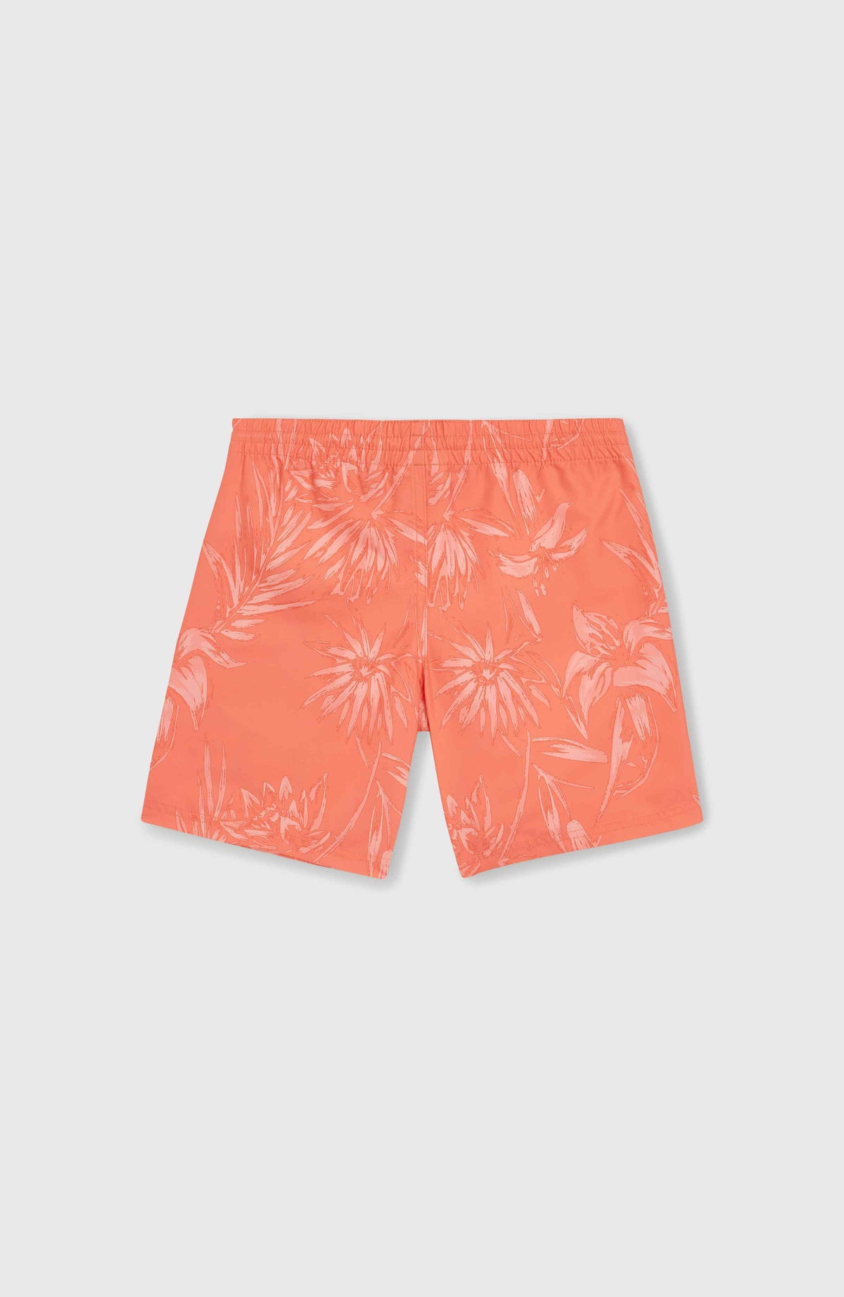 Mix and Match Cali Floral 14'' Badehose | Living Coral Tonal Tropicana