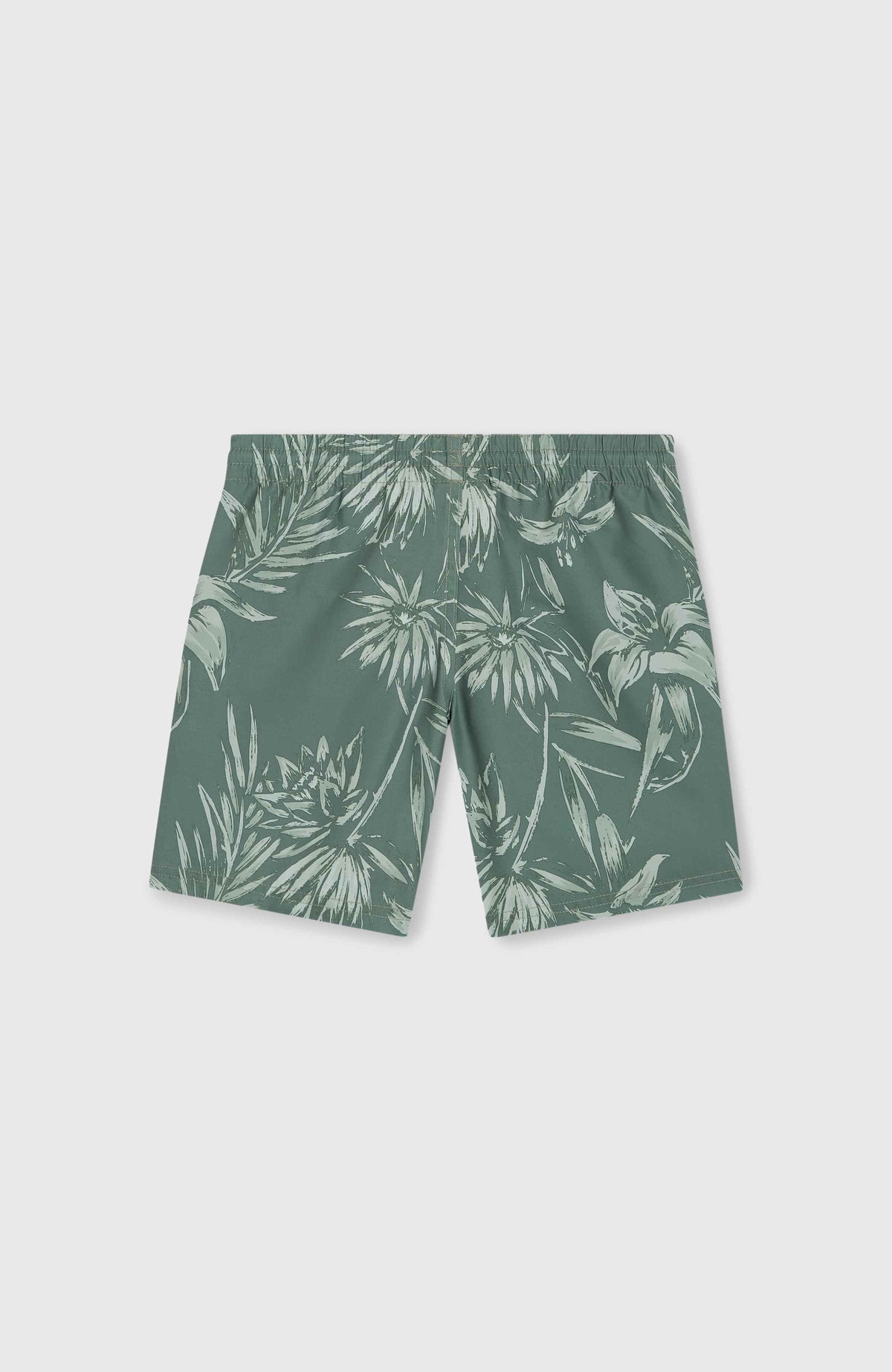 Mix and Match Cali Floral 14'' Badehose | Green Tonal Tropicana