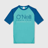 Essentials Cali Shortsleeve-Schwimmshirt | Neon Blue