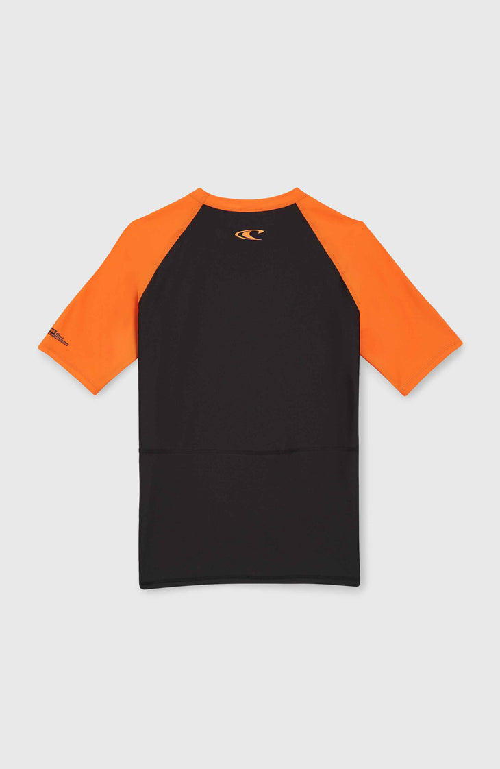 Essentials Cali Shortsleeve-Schwimmshirt | Black Out