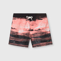 Cali Gradient 14'' Badehose | Coral Melted Texture