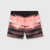 Cali Gradient 14'' Badehose | Coral Melted Texture