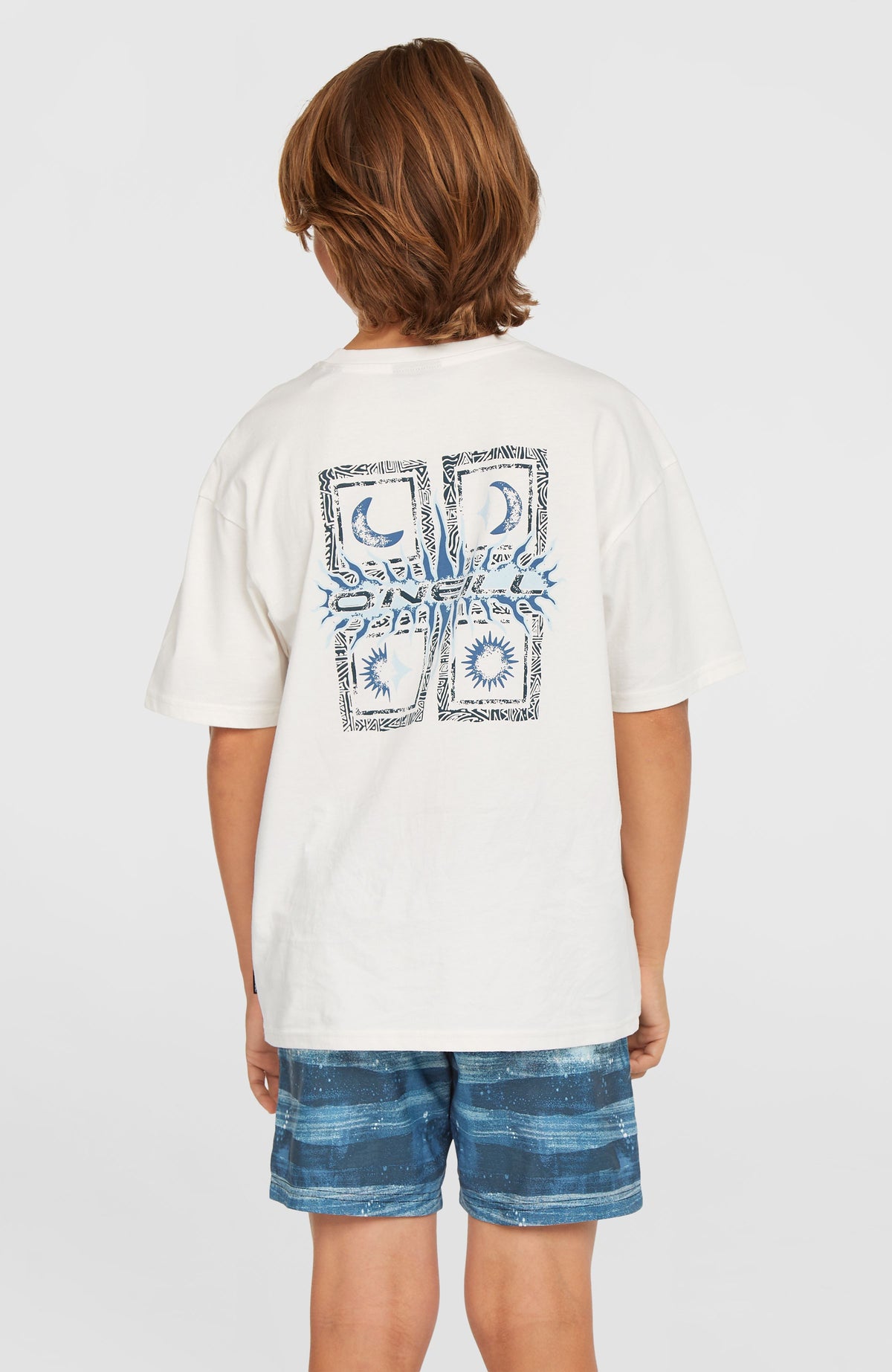 Cali Gradient 14'' Badehose | Blue Melted Stripe Boys