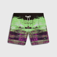 Cali Gradient 14'' Badehose | Black Melted Stripe Boys