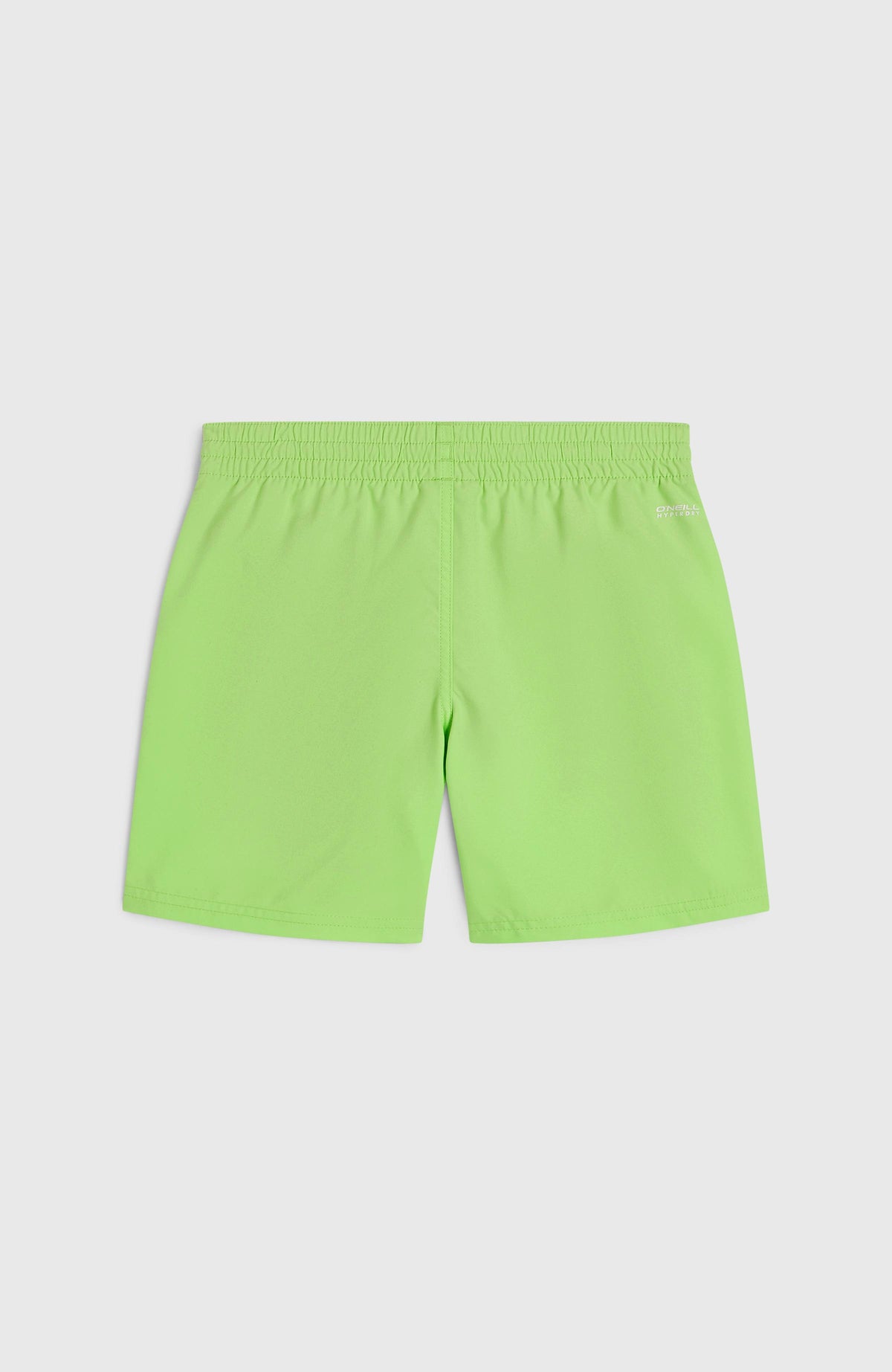 Original Cali 14'' Badehose für Jungen, grün, flach liegend von hinten, elastischer Bund
