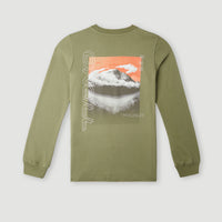 Seaview Langarmshirt | Deep Lichen Green