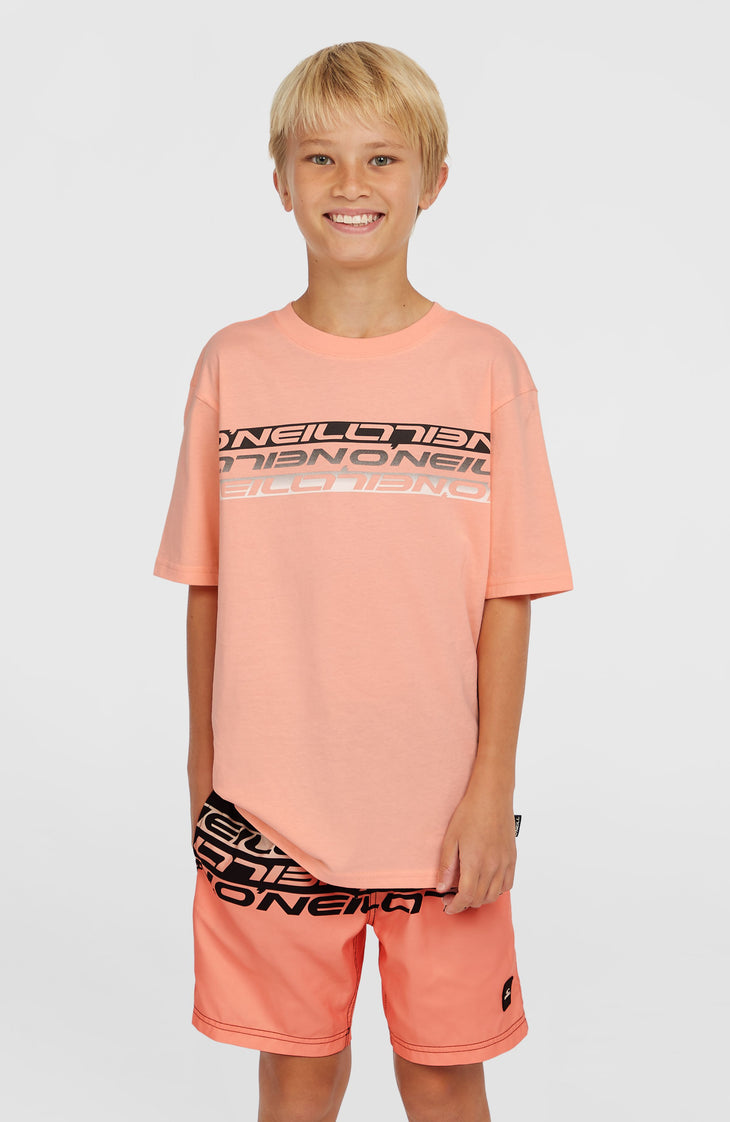 Stripe T-Shirt | Coral Pop
