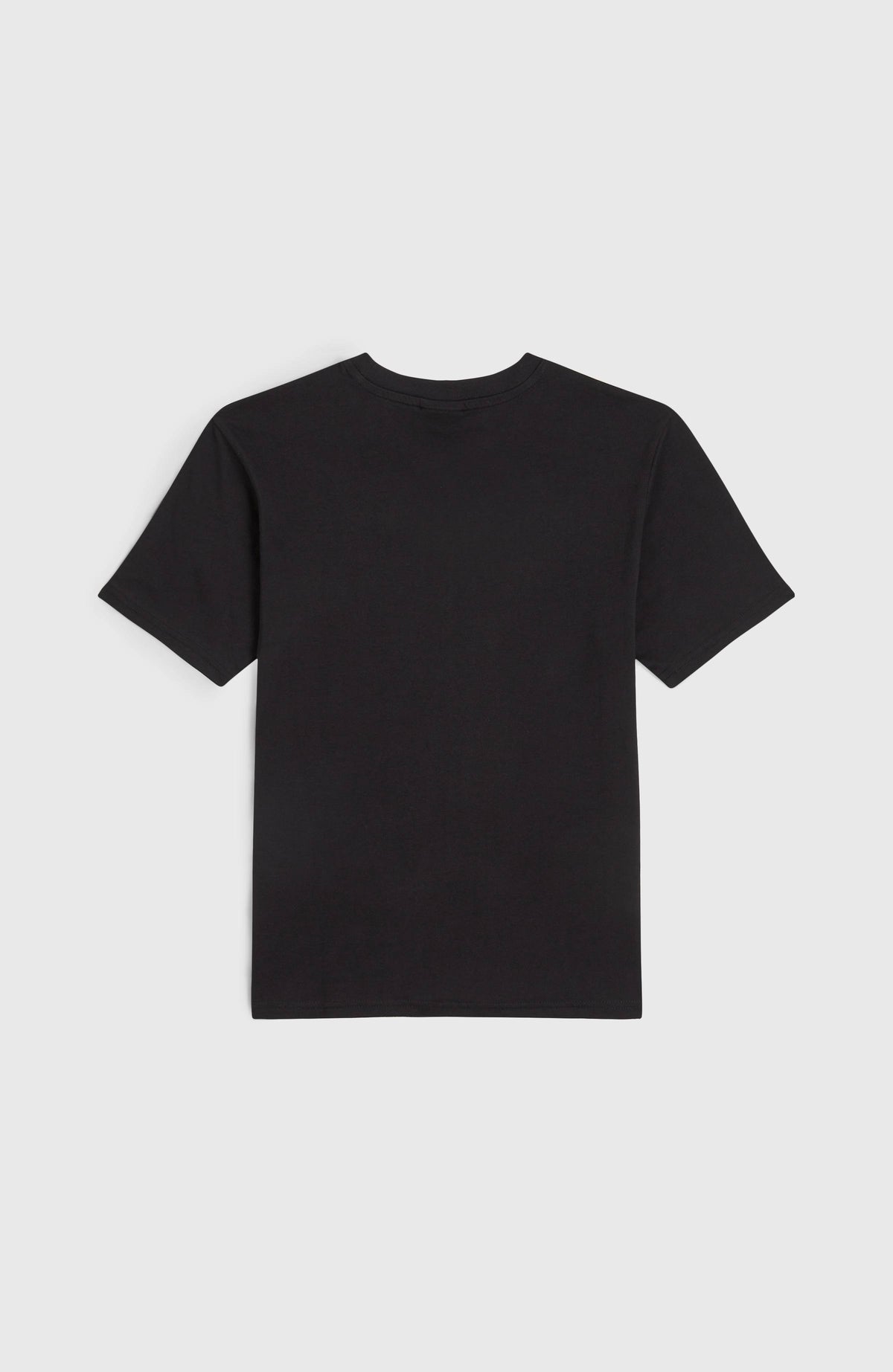 Original Cali Logo T-Shirt für Jungen, schwarz, flach liegend von hinten