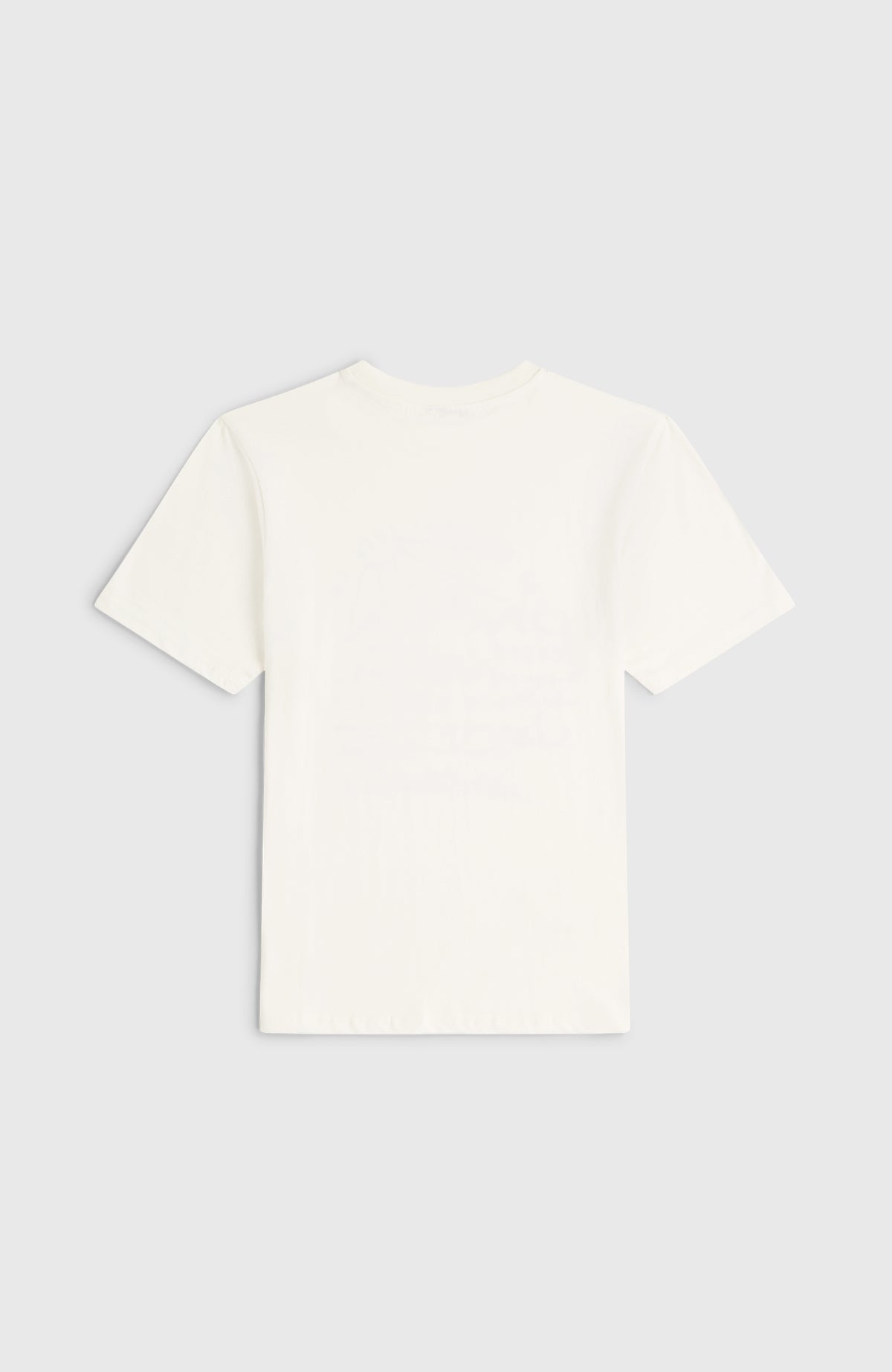 Jack O'Neill T-Shirt für Jungen, weiß, flach liegend von hinten, unifarbene Rückenansicht
