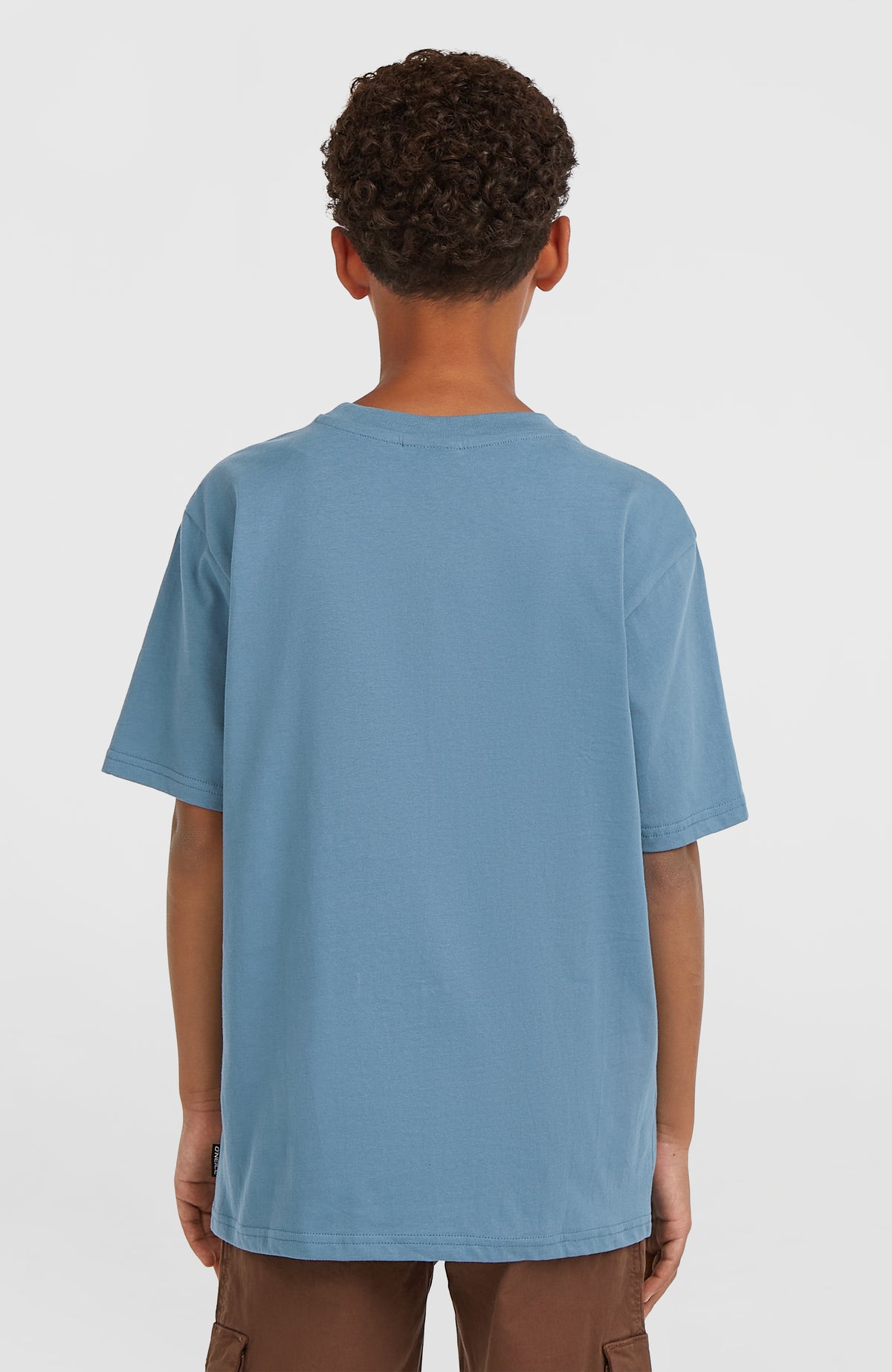 Jack O'Neill T-Shirt für Jungen, blau, Rückansicht getragen am Model