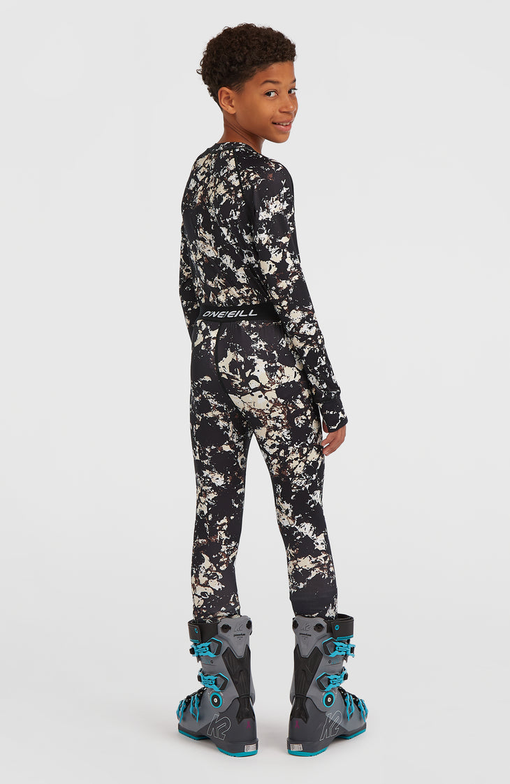 Baselayer-Set | Black/Beige Quarry