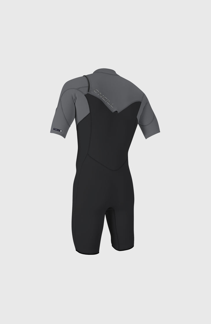 Hammer 2mm Chest Zip Shortsleeve Spring Wetsuit | TEMPEREDSTEEL/SMOKE/SMOKE