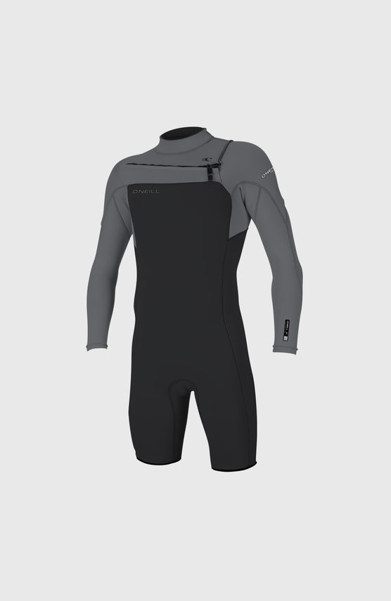 Hammer 2mm Chest Zip Long Sleeve Spring Wetsuit | TEMPEREDSTEEL/SMOKE/SMOKE