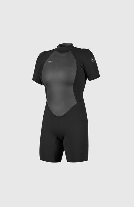 Reactor-2 2mm Back Zip Short Sleeve Spring Wetsuit | BLACK/BLACK