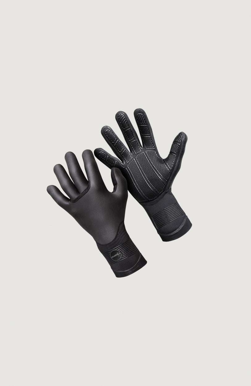 Psycho Tech 5mm Gloves Neoprenhandschuhe für Herren, schwarz, freigestellt in Gesamtansicht