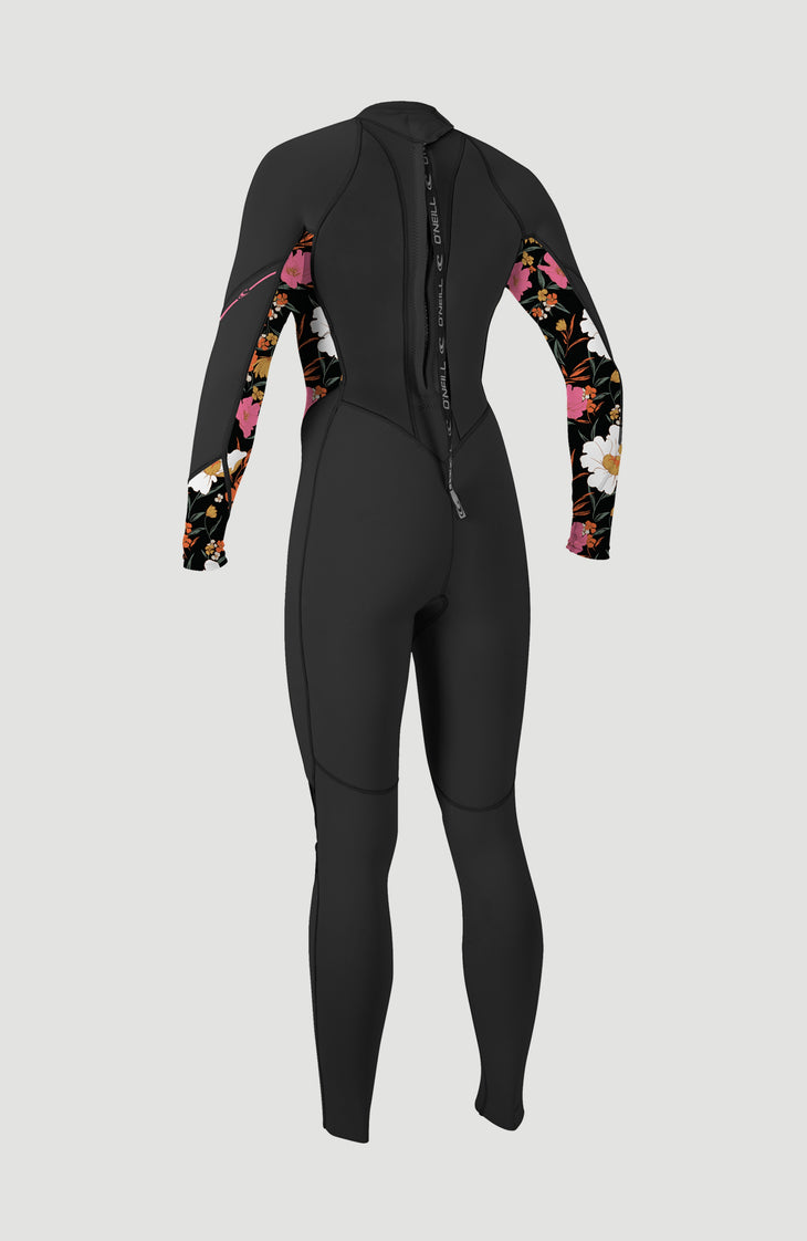 Wms Bahia 3/2 Back Zip Full | BLACK/BLUEMCHEN/BLUEMCHEN