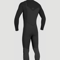 Hyperfreak Plus 4/3mm Chest Zip Hood | BLACK/BLACK