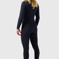 Hyperfreak Plus 4/3mm Chest Zip Full Wetsuit | BLACK/BLACK