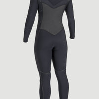 Psycho Tech 5/4mm Chest Zip Full Wetsuit | BLACK/BLACK