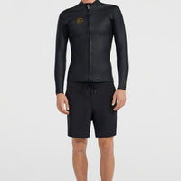 O'Riginals 2mm Beavertail Full Zip Wetsuit Jacket | BLACK/BLACK