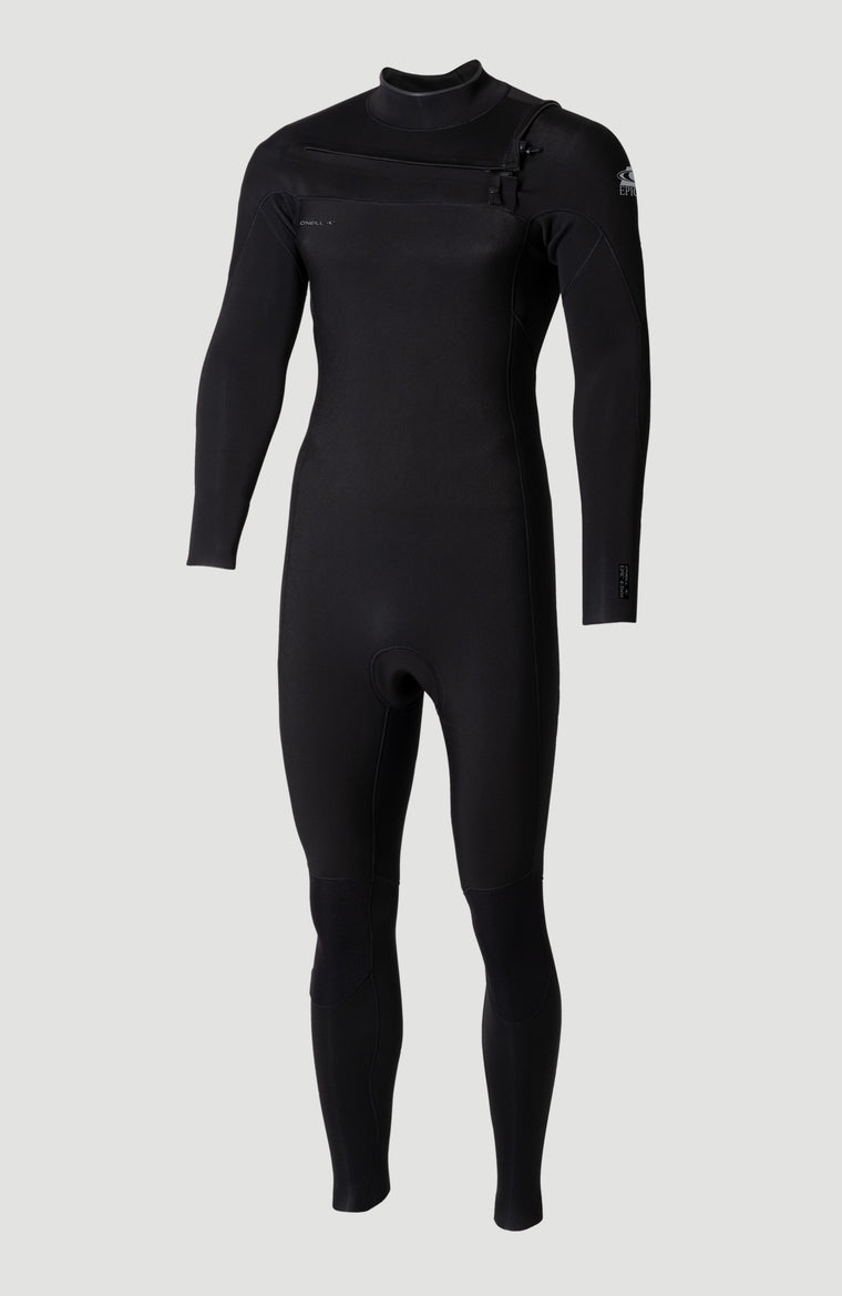 Epic 4/3mm Chest Zip Full Wetsuit | A05 BLK/BLK/BLK