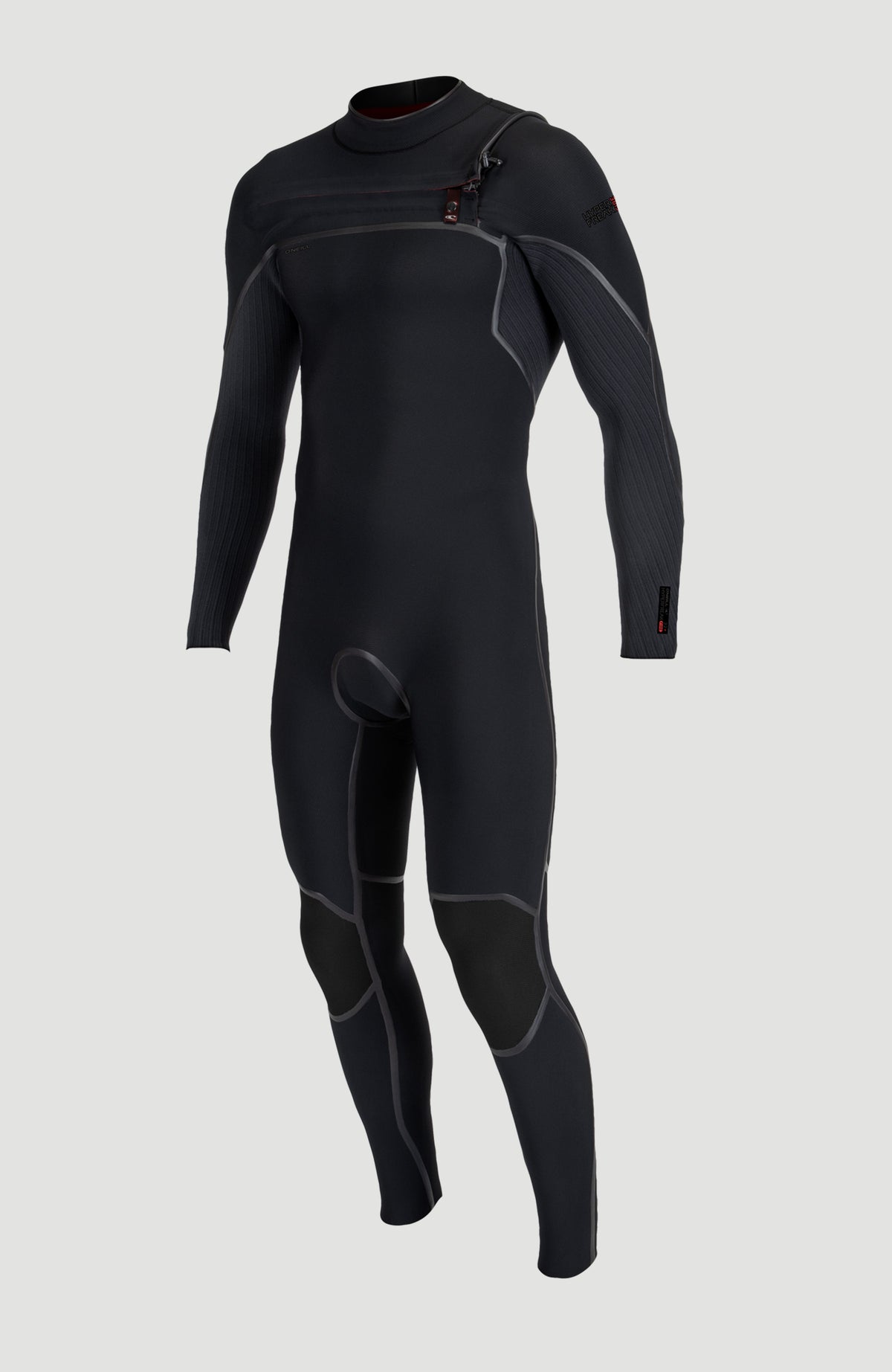 Hyperfreak Fire 4/3mm Chest Zip Full Wetsuit | BLACK/BLACK