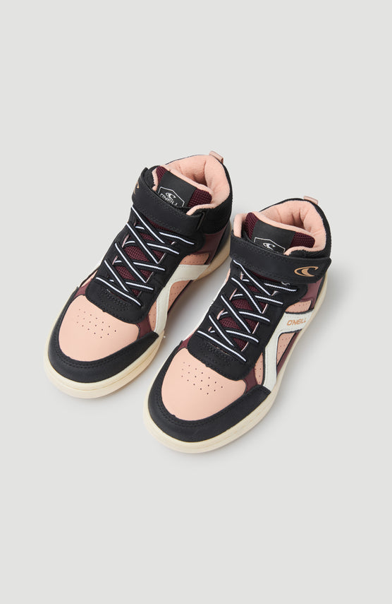 O'Neill GULFPORT MID Sneakers für Jungen, schwarz, freigestellt von schräg oben