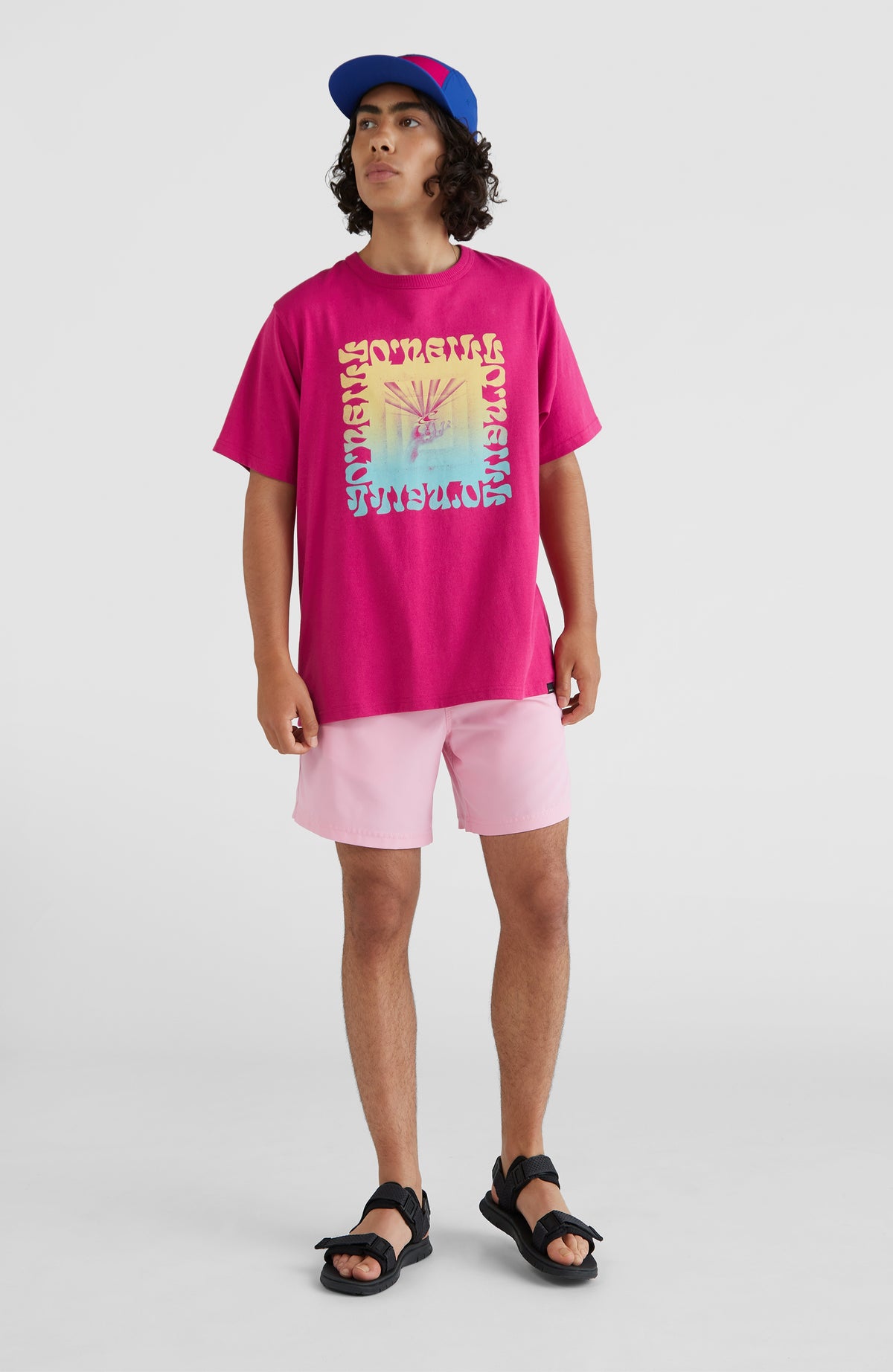 Cali 16'' Badehose | Prism Pink