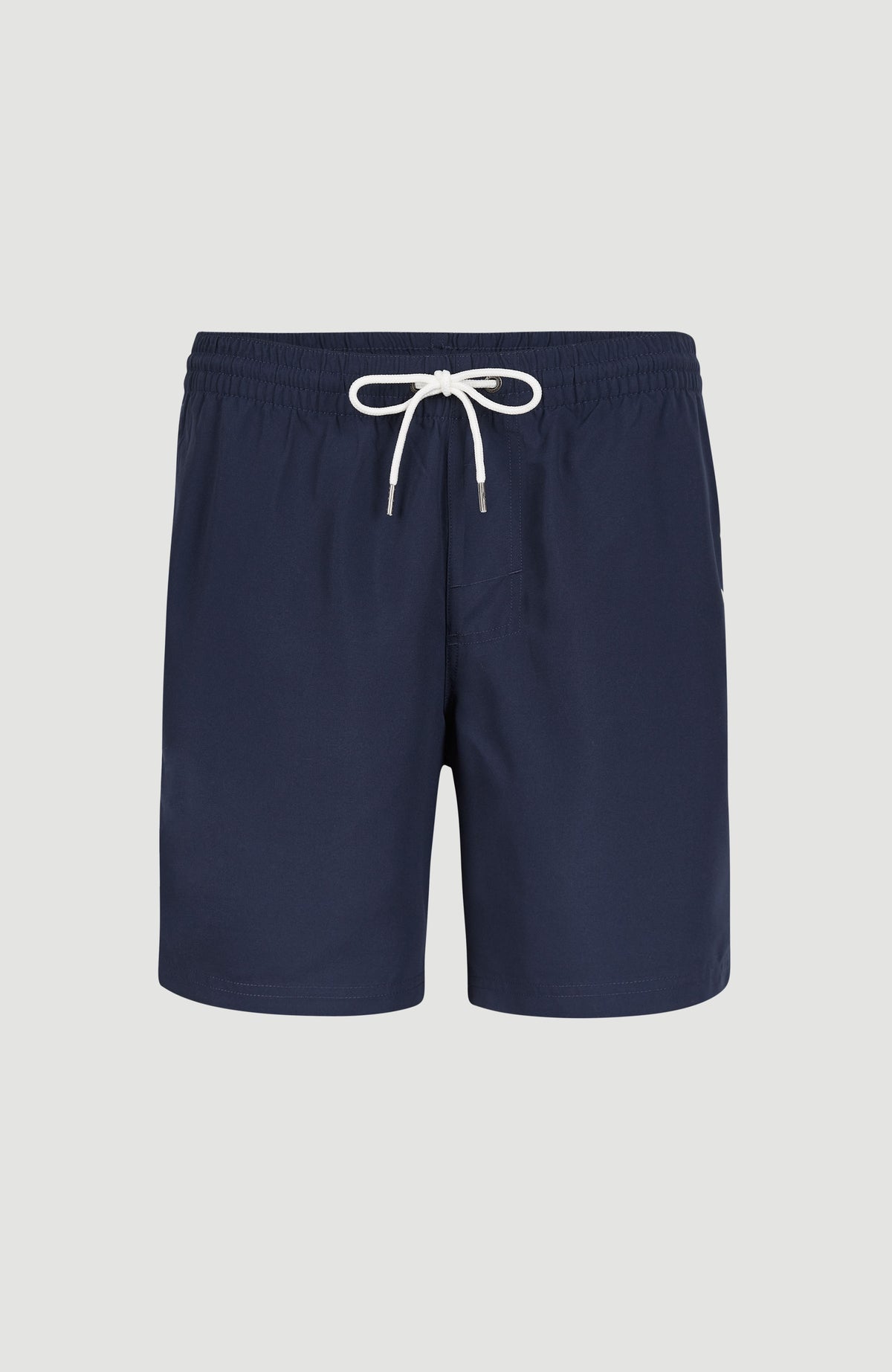 O'Neill Cali 16'' Badehose für Herren, blau mit Logo-Print in Weiß, Vorderansicht mit Kordelzug
