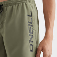 Cali 16'' Badehose | Deep Lichen Green