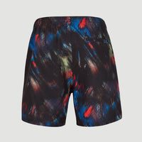 Cali 16'' Badehose | Black Future Fade