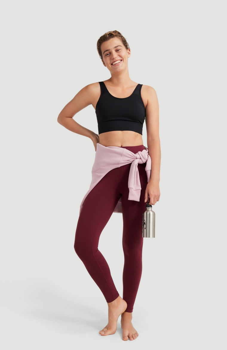 Lola Super Waist Leggings | Windsor Wine -A