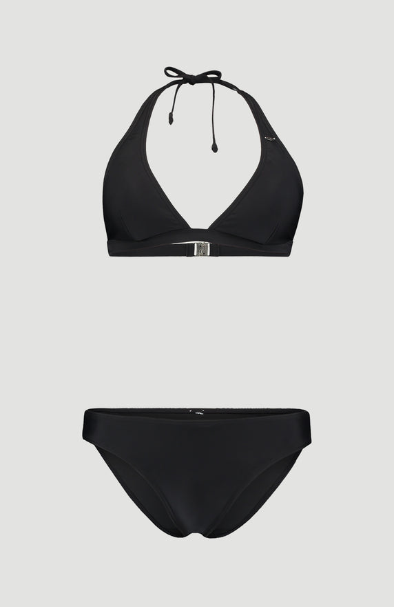 Essentials Marga Cruz Bikini-Set | Black Simple Stripe