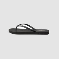 Profile Sandalen mit kleinem Logo | Black Out