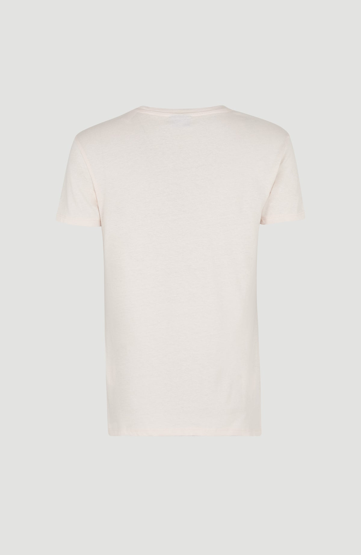Essentials T-Shirt für Damen, pink, flach liegend von hinten