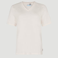 Essentials T-Shirt mit V-Ausschnitt | Peach Whip