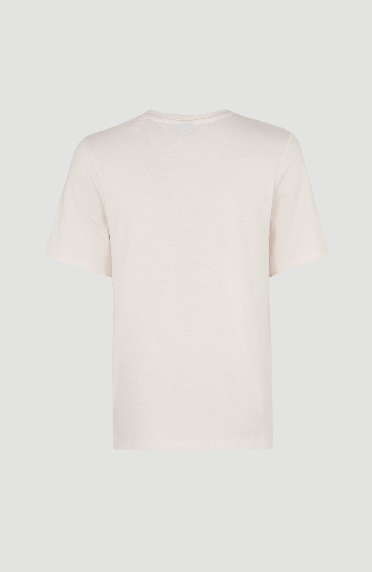 Essentials T-Shirt mit V-Ausschnitt für Damen, pink, freigestellt von hinten