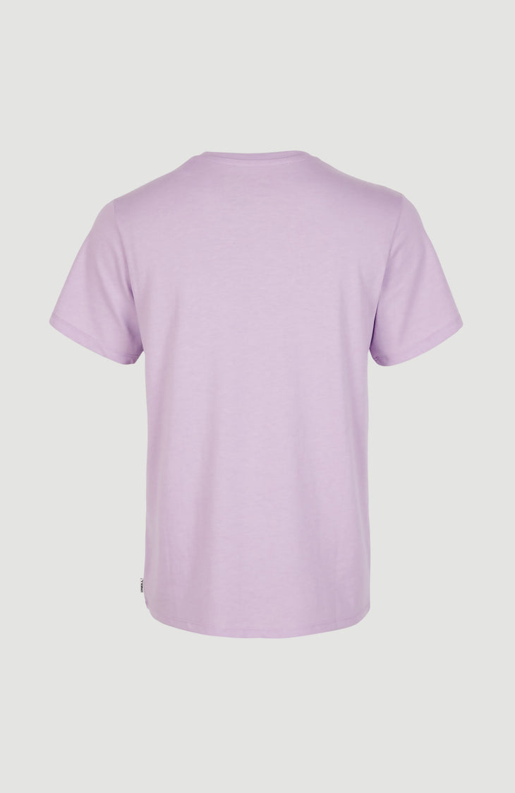 Essentials T-Shirt mit V-Ausschnitt | Purple Rose