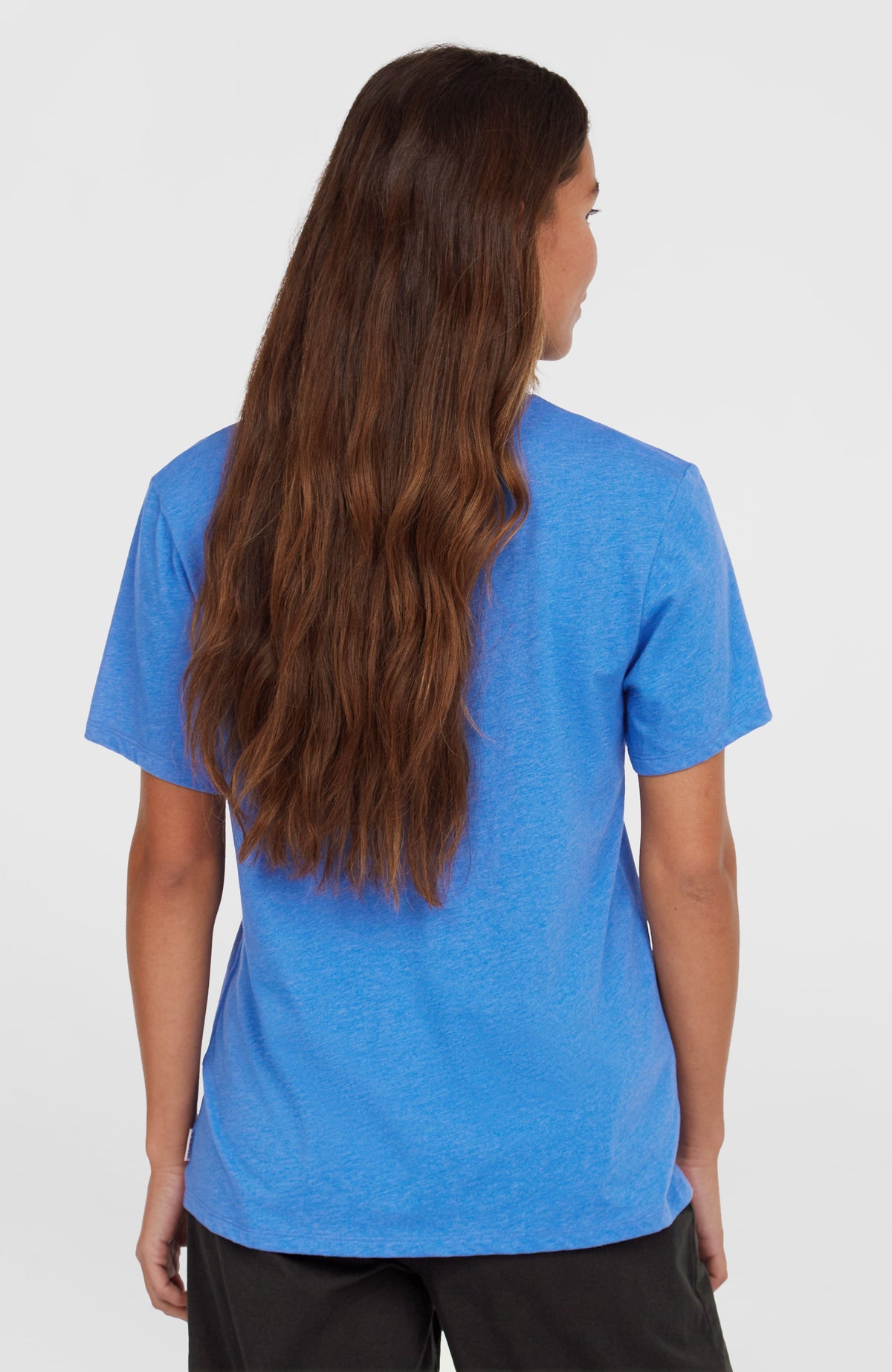 Essentials T-Shirt mit V-Ausschnitt | Palace Blue